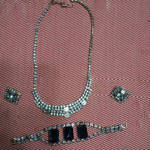 Over 100 years old - Vintage Costume Jewelry Light Blue